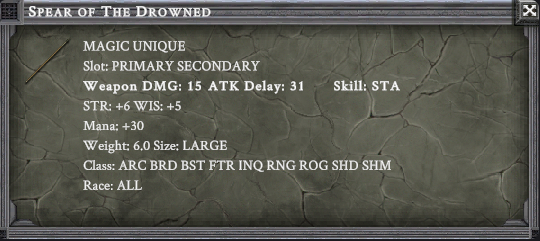 STAFF OF THE DROWNED item card